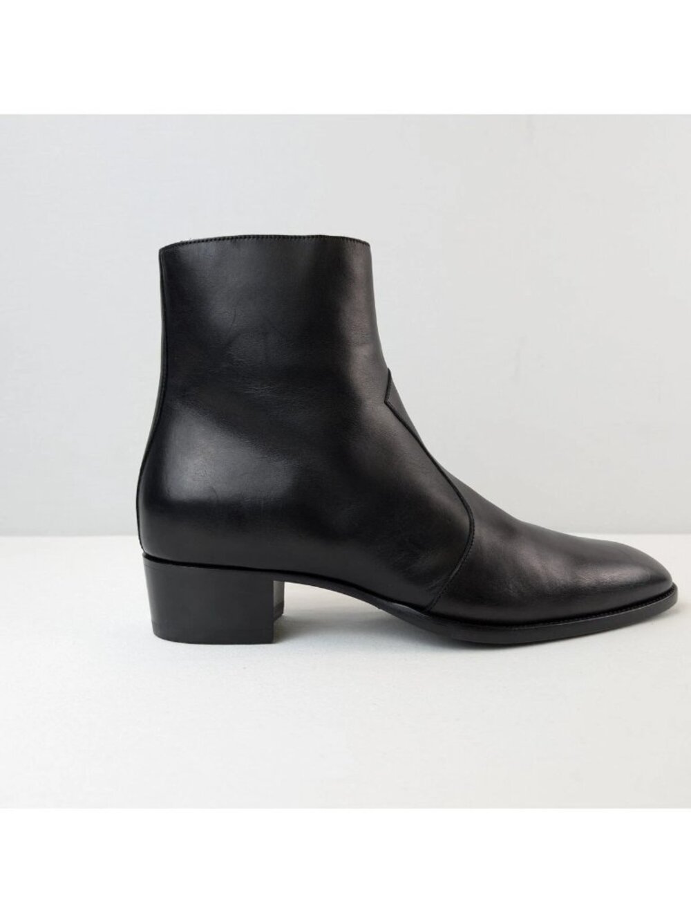 Saint Laurent Paris Marrakesh Wyatt 40 Zipped Boots in Nero BNWB 41